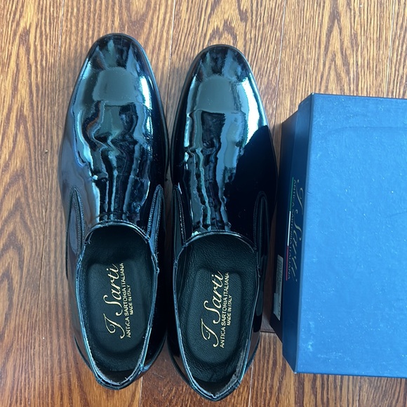 Never Worn I Sarti Mens Leather Shoes Size 42 - Picture 8 of 9
